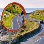 24" Comvex Traffic Mirror - Wide Angle Curved Safety 24, Orange. Fixed Price $85.15.