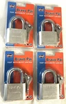 Pack 4 Bravo Security Lock With 3KEYS 60MM Warehouse, Office, A+++ M-2. Fixed Price $14.99.