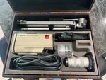 Vintage Sony Rotary Shutter Camera RSC-1010 Case, Lenses Tripod Pictured. Fixed Price $75.00.