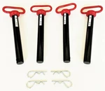 4 Goliath Industrial Red 1-1/8" X 8-1/2" Tractor Hitch Pins Wagon Trailer RHP118. Fixed Price $61.99.