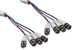 6FT-25FT Premium 4 Bnc Component Video Cable Rgbs Rgb+sync M/m Digital Cctv Hdtv. Fixed Price $38.96.