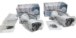 Lot Of 2 Amcrest AMC960HBC 800+TVL Bullet Security Camera Night Vision. Fixed Price $90.00.