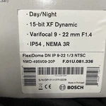 Of Bosch Nwd 495V09 20P Flexidomedn Ip Security Camera. Fixed Price $185.00.