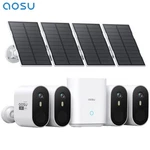 Aosu 3MP Solar Security Cameras Outdoor Wireless,home System 4-CAM Kit. Fixed Price $139.99.