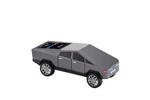 Cyber Truck Gray Wireless Portable Speaker With Display Connects All Phones. Fixed Price $25.00.