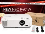New Nec P401W 3LCD Projector 4000 Lumens 4K Wxga 16W Speakers + Year Warranty. Fixed Price $260.10.