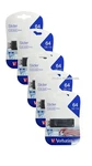 Verbatim 5PK Usb 64GB Slider Flash 2.0 Black Memory Stick Pendrive Thumb. Fixed Price $42.90.