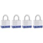 Master 3008D Padlock, 1-9/16 In W Body, Keyed Alike Key, 9/32 Dia Shackl. Fixed Price $47.40.