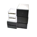 (lot Of 7) Retail Anti-theft Lockable Clear Display Cases Uss And Alpha No Keys. Fixed Price $44.99.