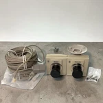 Vintage Ccd Security Camera Lot Bosch Philips W/ Cables Mount Analog Cctv. Fixed Price $80.00.