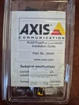 Axis RJ45 Pushpull Connector 39680. Fixed Price $20.00.