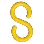 Manufacturer Varies S-hook For Plastic Chain Barrier, Yellow, Not Applicable. Fixed Price $8.42.