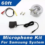 Samsung Surveillance Security System Microphone Kit (compatible With 4,8,16 Ch). Fixed Price $39.99.