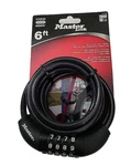 Master Lock 8114D Set Your Own Combination Bike Cable 6 Ft Long Black New. Fixed Price $17.99.