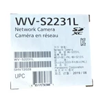 Panasonic WV-S2231L Ip Network Camera, Wired Color, Brown,. Fixed Price $225.00.