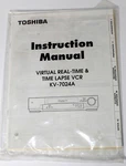 Toshiba KV-7024A Time Lapse Instruction Manual. Fixed Price $13.99.