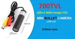 700TVL Hd Miniature Bullet Cctv Camera 1/3 Sony Effio-e Ccd 3.6MM Lens Ntsc/pal. Fixed Price $45.99.