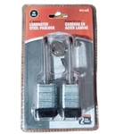 40MM Laminated Steel Keyed Padlock 2" Shackle Sealed Pack Weather Resist. Fixed Price $9.99.