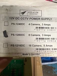 New Stealth Laboratories PS-1280DC 12VDC 3AMP Cctv 8-PORT Camera Power Supply. Fixed Price $35.00.