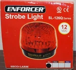 Enforcer Red Strobe Light SL-126Q New. Fixed Price $10.00.