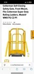 Cotterman Self-closing Safety Gate, Front Mount, Fits Super Duty Rolli. Fixed Price $100.00.
