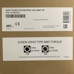 New Axis T91B53 Telescopic Ceiling Mount 01189-001. Fixed Price $69.99.