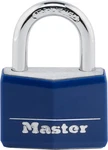 Master Blue Vinyl Covered Aluminum Keyed Padlock, Small For Gym Sch. Fixed Price $12.99.