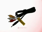 3.5MM Mini Av To 3RCA Male Adapter Audio Video Cable Dv Digital 8 Camcorder. Fixed Price $6.99.