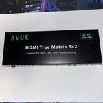Avue 4X2 Hdmi Rtue MATRIX,4 In 2OUT Video Switcher Splitter +optical. Fixed Price $20.00.