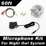 60FT Microphone Kit For Night Owl CAM-HDA10W-DMA, CAM-HDA10W-BU, CAM-7HDA-BB. Fixed Price $39.99.