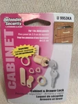 Prime-line U 9953KA Drawer And Cabinet Lock, Brass. Fixed Price $10.25.