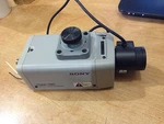 Sony Hyper Had Color Video Camera SSC-C104 W/lens Cosmicar/pentax (280-16). Fixed Price $25.00.