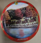 Danbury Pride Of Budweiser Beer Collector Clydesdale Plate Autumn March B3108. Fixed Price $13.99.
