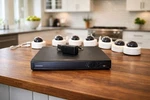 Alarm.com Nvr Security System W/ 7 Dome Tested Working. Fixed Price $400.00.