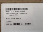 American Dynamics Illustra IA-ADP-IS-E40 Adapter Plate For Essential GEN4 Domes. Fixed Price $15.99.