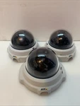 Lot Of 3 - Axis 216FD/MFD Dome Ip Poe Web Network Security Cameras Working. Fixed Price $51.00.