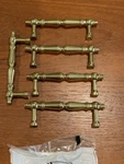 Amerock Guardian BP1394-3 Polished Brass Cabinet Door Drawer Handle Pull 5. Fixed Price $15.00.