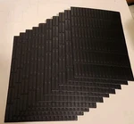 Sensormatic Tyco Ultrastrip Iii Black Security Alarm Anti Theft Tag Label ZLAXS5. Fixed Price $10.00.