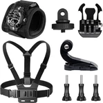 Action Camera Accessories Kit With Wrist Strap And Chest Compatible EK700. Fixed Price $16.36.