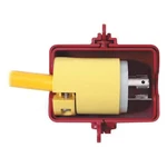 Master 487 Plug Lockout, Red, 9/16IN Shackle Dia.. Fixed Price $15.35.