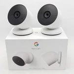 Google Nest Security Indoor Outdoor Cameras G3AL9 (snow) 2-PACK With Box. Fixed Price $159.99.