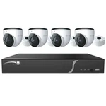 New Speco ZIPL4D1 W/ 4-CHANNEL Nvr & Four OIMD1 1080P Outdoor Turret Cameras. Fixed Price $449.00.