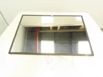 Safety Mirror 20X30" Black Framed Flat Glass Stainless. Fixed Price $139.99.
