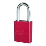 American A1106RED Lockout Padlock, Keyed Different, Anodized Aluminum,. Fixed Price $15.29.