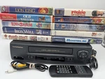 Curtis Mathes Vcr Player CMV41001 With Remote And Movie Vhs Combo Lot Tested. Fixed Price $109.95.