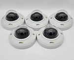 (lot Of 5) Axis M3045-V Network Hdtv 1080P Ip Mini Dome Security Camera's Tested. Fixed Price $169.95.