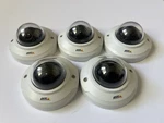 (lot Of 5) Axis M3046-V Network Hd Ip Mini Dome Security Camera Tested. Fixed Price $169.99.