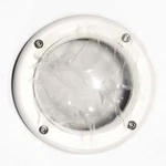 American Dynamics Adcwbtrc Clear Bubble White Trim Ring Dome Lid. Fixed Price $9.67.