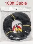 Premade Cctv Security Camera Bnc + 12V Power Connector Cable For Sd Dvr System. Fixed Price $9.00.