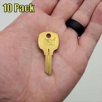 10X National Compx D8787 Key Blanks 6 Disc Tumbler Brass Cabinet Locks. Fixed Price $13.49.